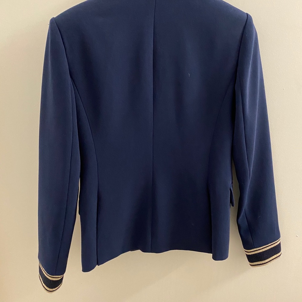 Scripted Blue Blazer - Picture 5 of 13